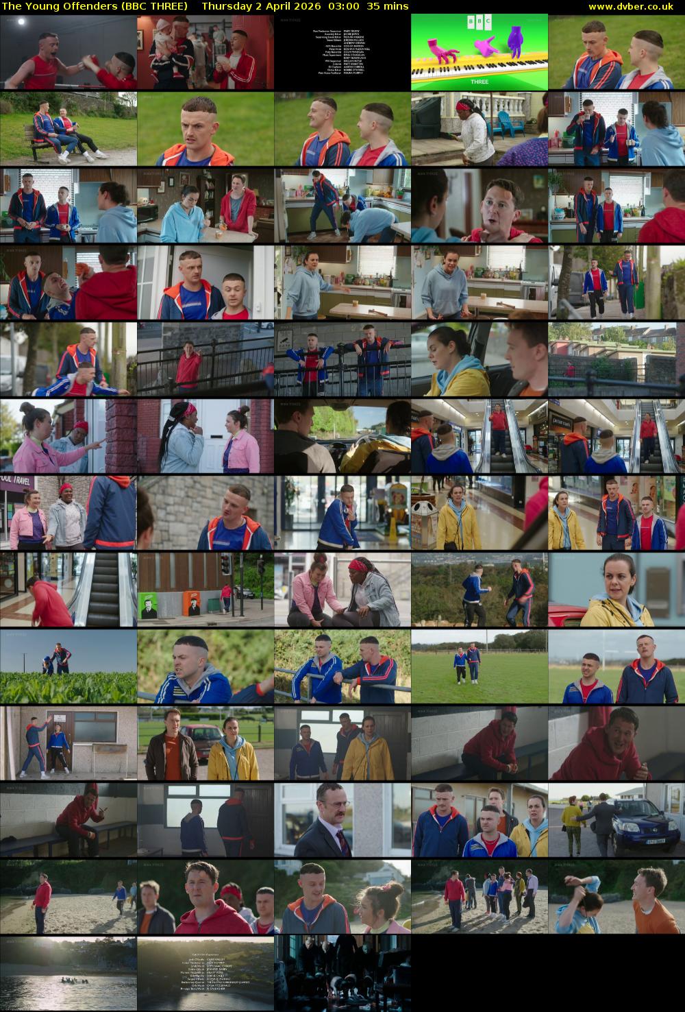 The Young Offenders (BBC THREE) Thursday 2 April 2026 03:00 - 03:35