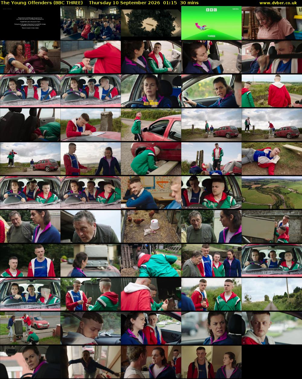 The Young Offenders (BBC THREE) Thursday 10 September 2026 01:15 - 01:45