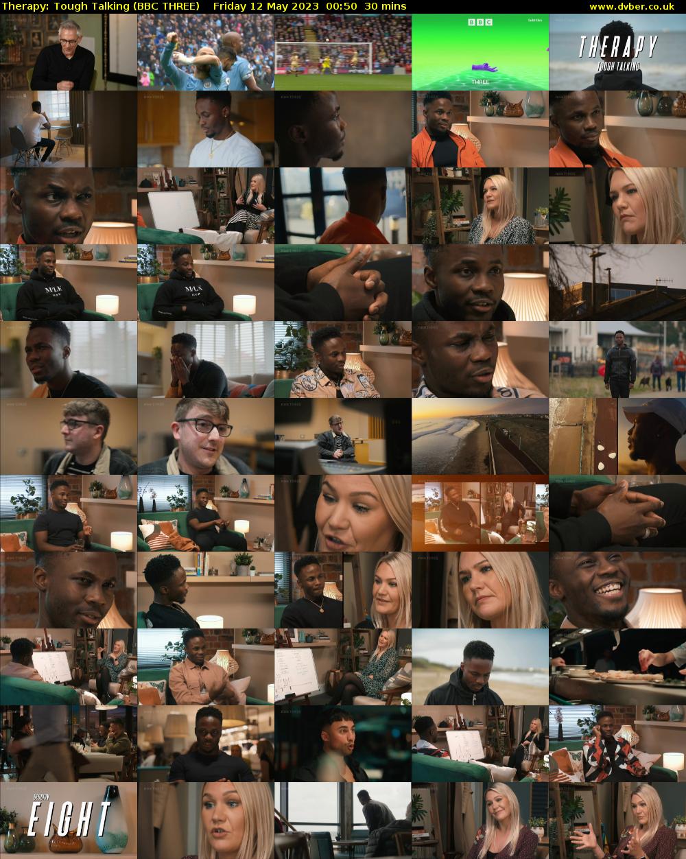 Therapy: Tough Talking (BBC THREE) Friday 12 May 2023 00:50 - 01:20