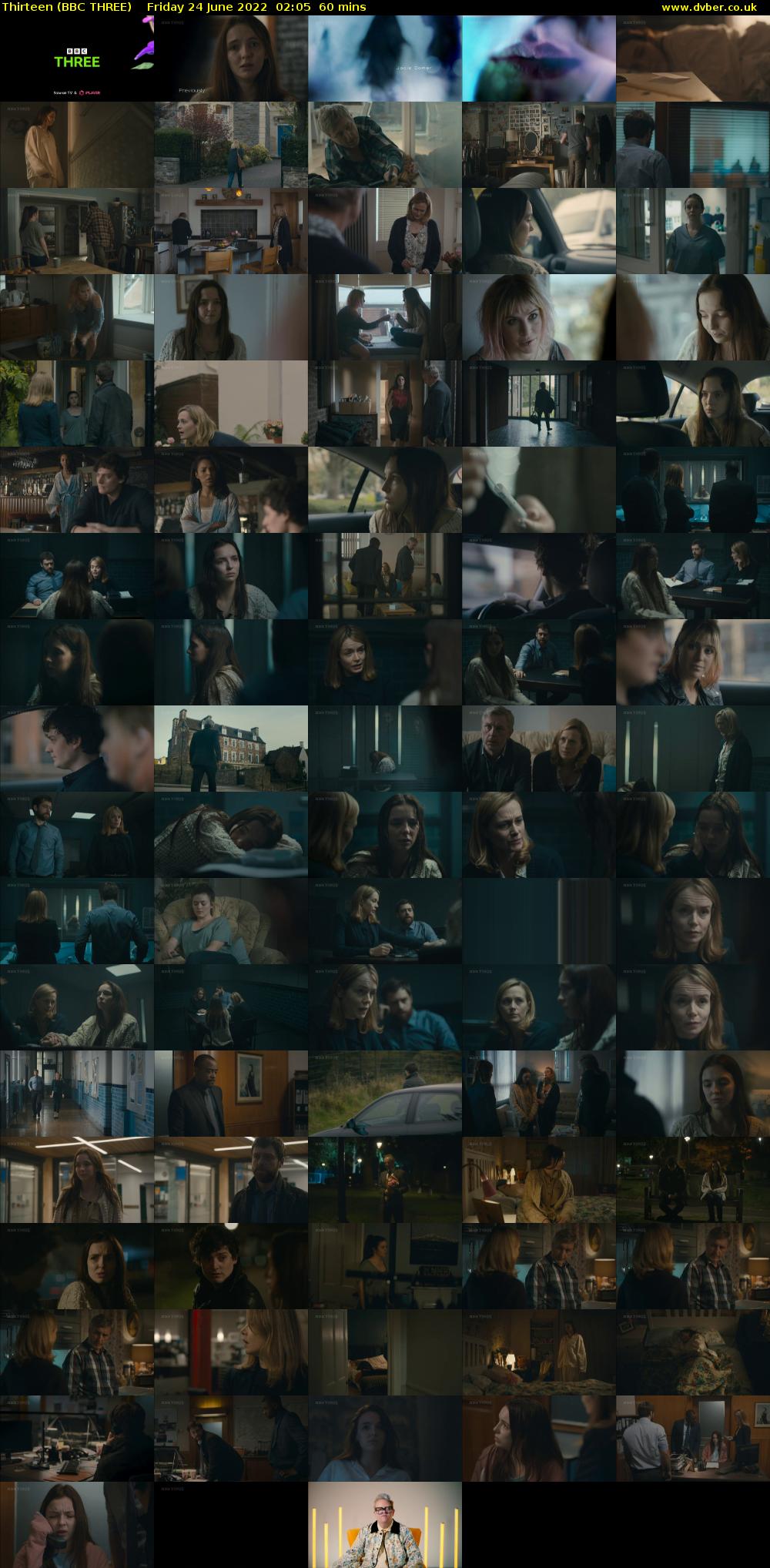 Thirteen (BBC THREE) Friday 24 June 2022 02:05 - 03:05