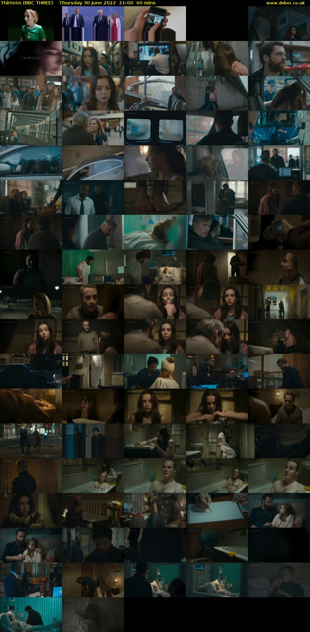 Thirteen (BBC THREE) Thursday 30 June 2022 21:00 - 22:00