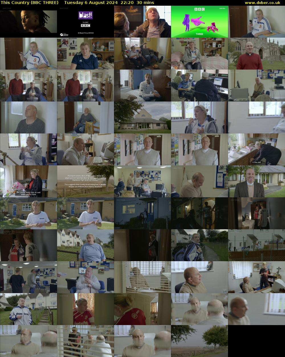 This Country (BBC THREE) Tuesday 6 August 2024 22:20 - 22:50