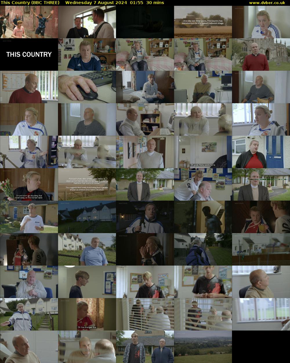 This Country (BBC THREE) Wednesday 7 August 2024 01:55 - 02:25