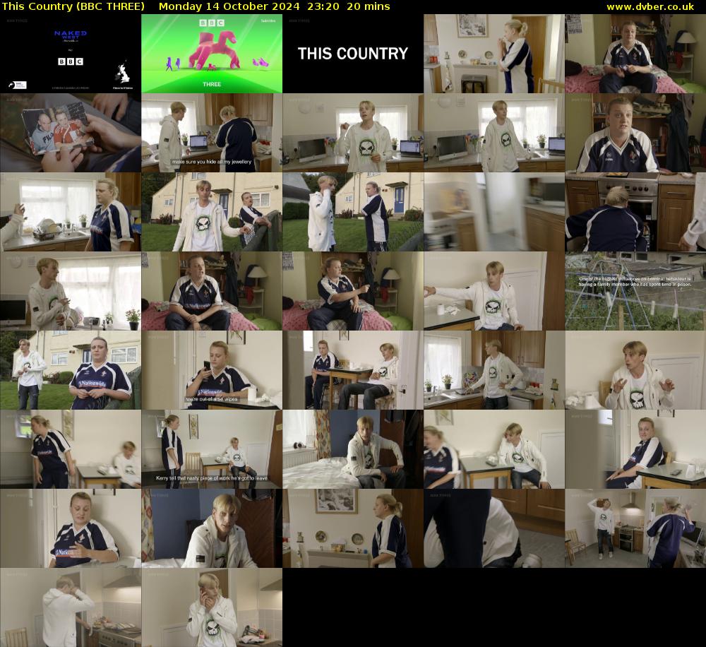 This Country (BBC THREE) Monday 14 October 2024 23:20 - 23:40