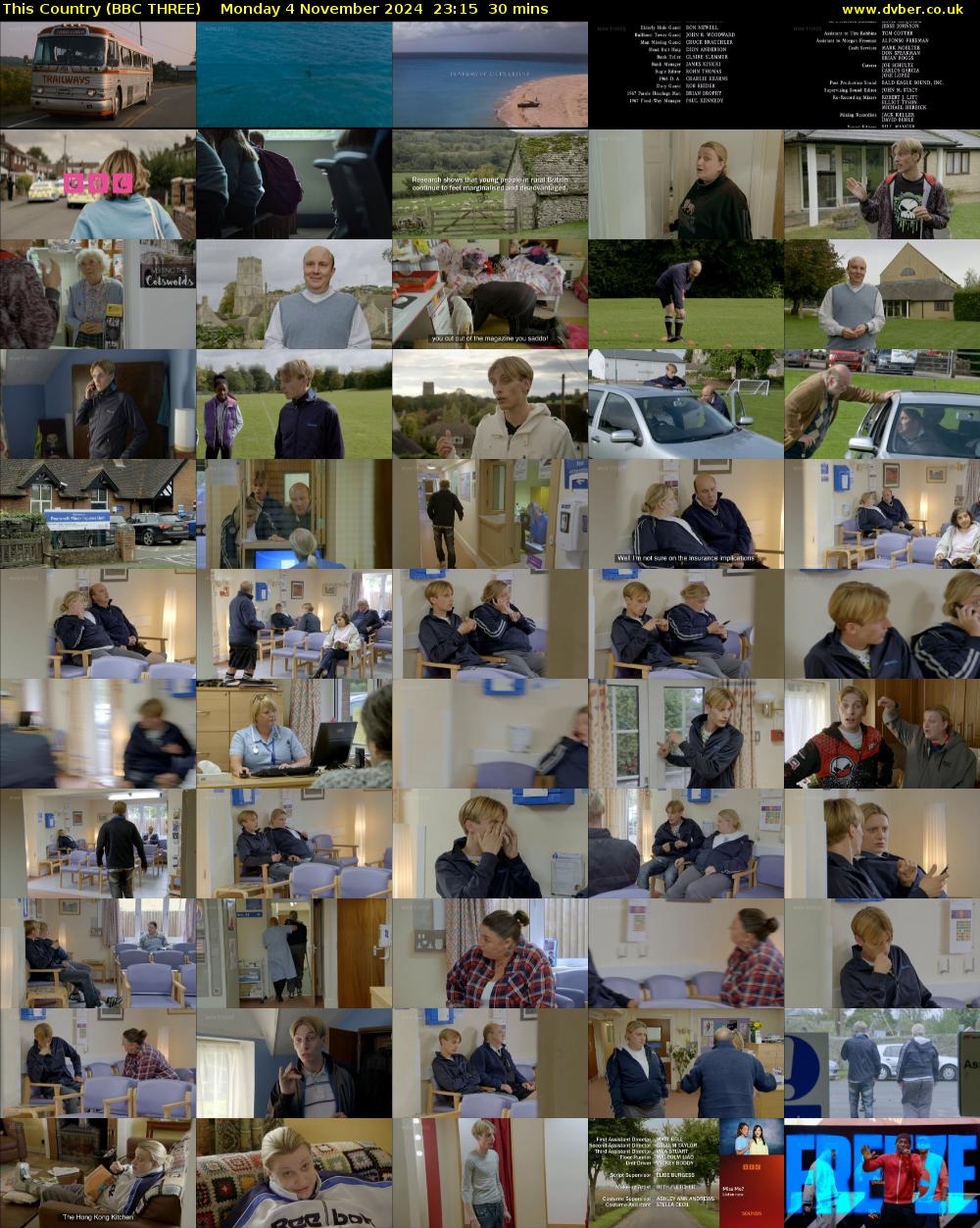 This Country (BBC THREE) Monday 4 November 2024 23:15 - 23:45