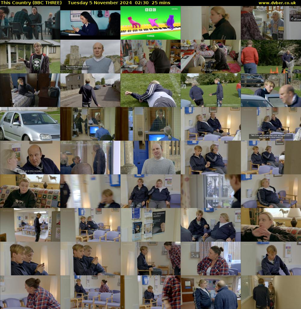 This Country (BBC THREE) Tuesday 5 November 2024 02:30 - 02:55