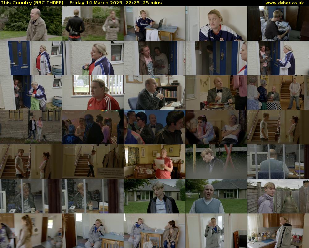 This Country (BBC THREE) Friday 14 March 2025 22:25 - 22:50