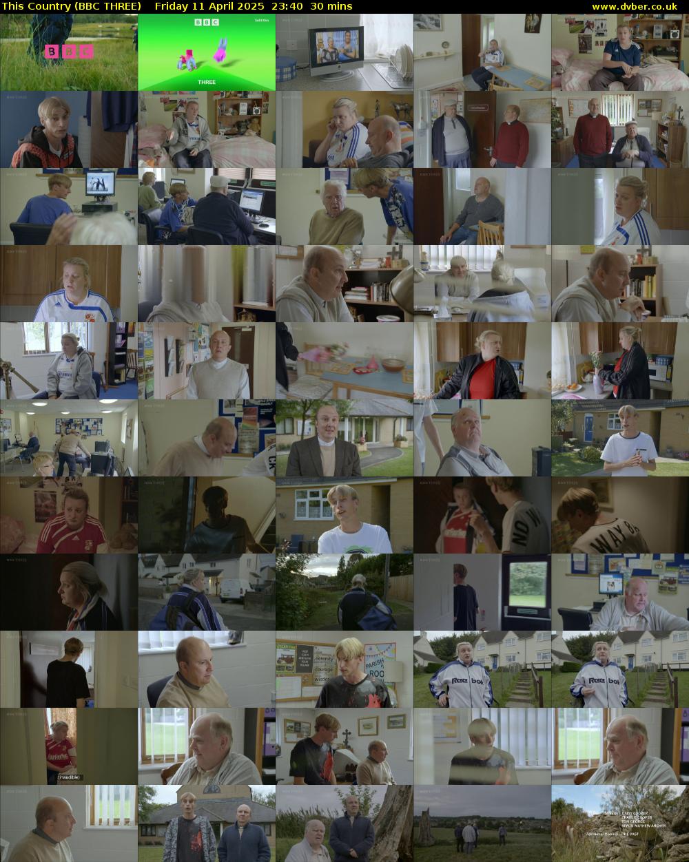 This Country (BBC THREE) Friday 11 April 2025 23:40 - 00:10