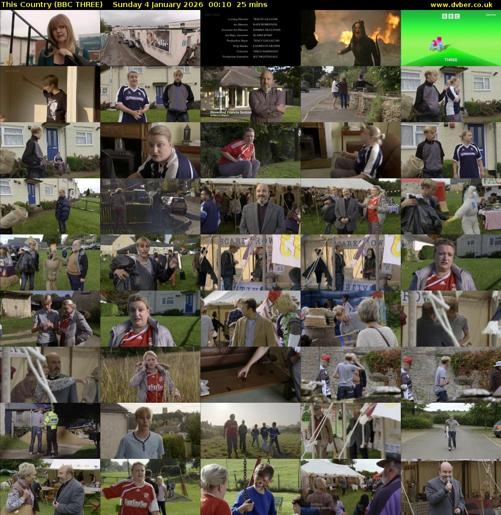 This Country (BBC THREE) Sunday 4 January 2026 00:10 - 00:35