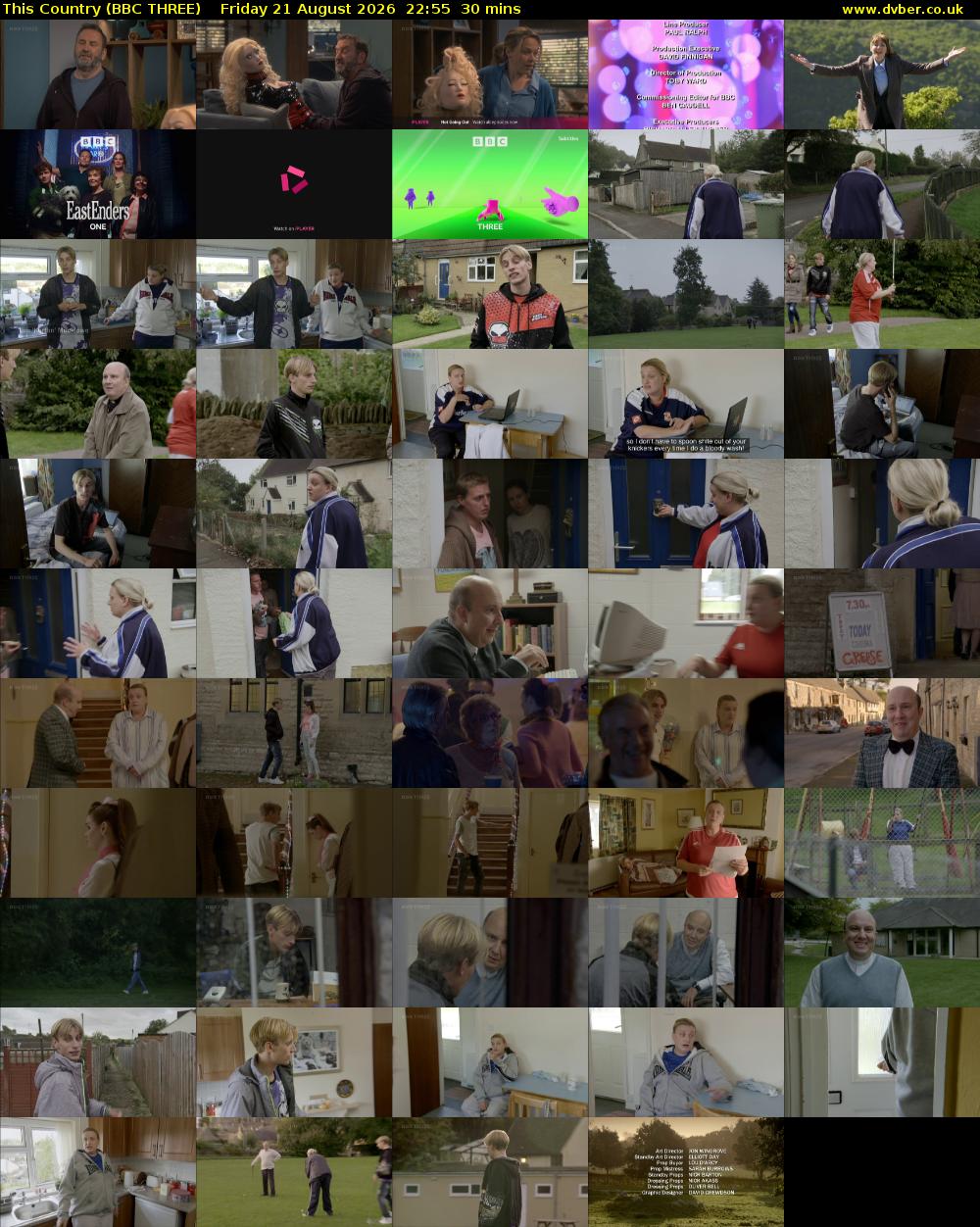 This Country (BBC THREE) Friday 21 August 2026 22:55 - 23:25