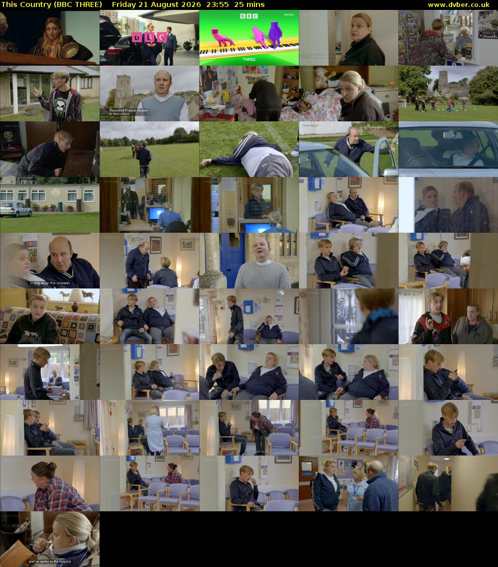 This Country (BBC THREE) Friday 21 August 2026 23:55 - 00:20