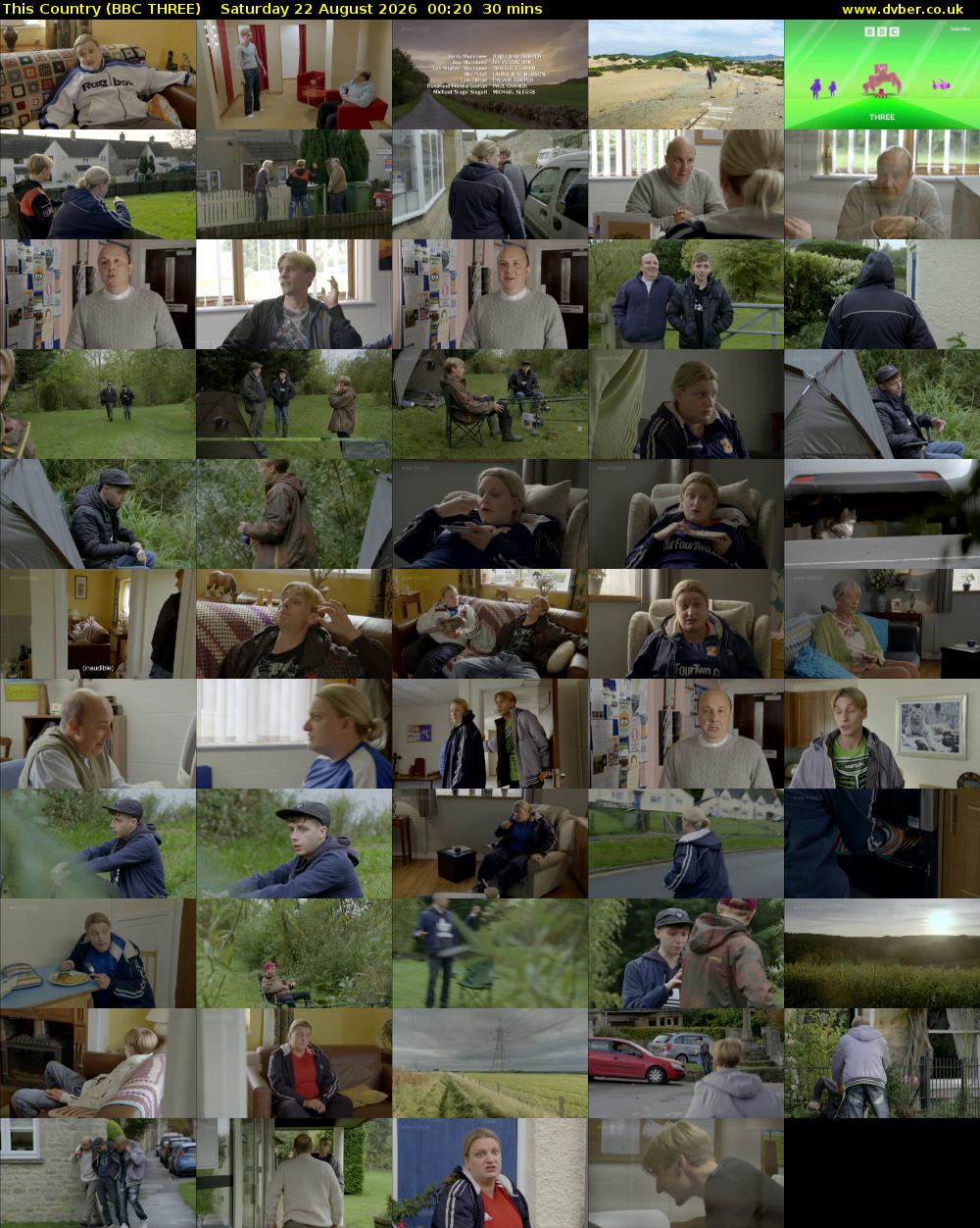 This Country (BBC THREE) Saturday 22 August 2026 00:20 - 00:50