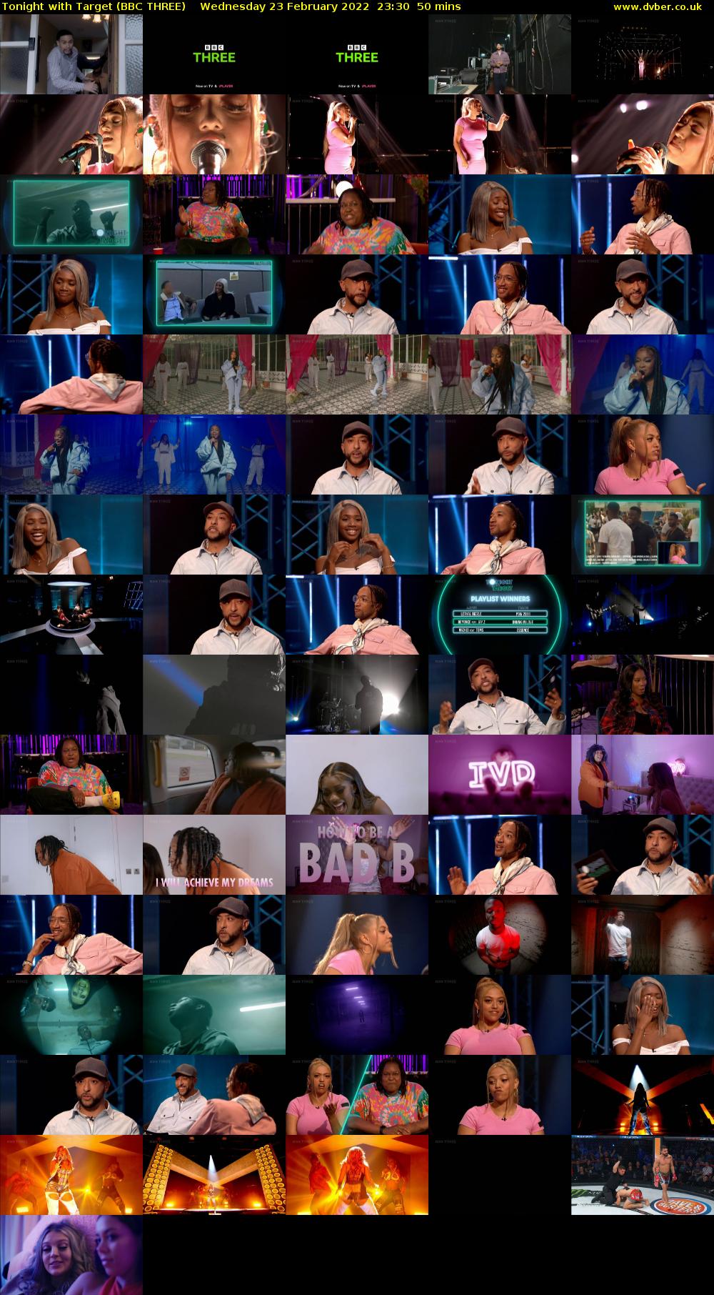 Tonight with Target (BBC THREE) Wednesday 23 February 2022 23:30 - 00:20