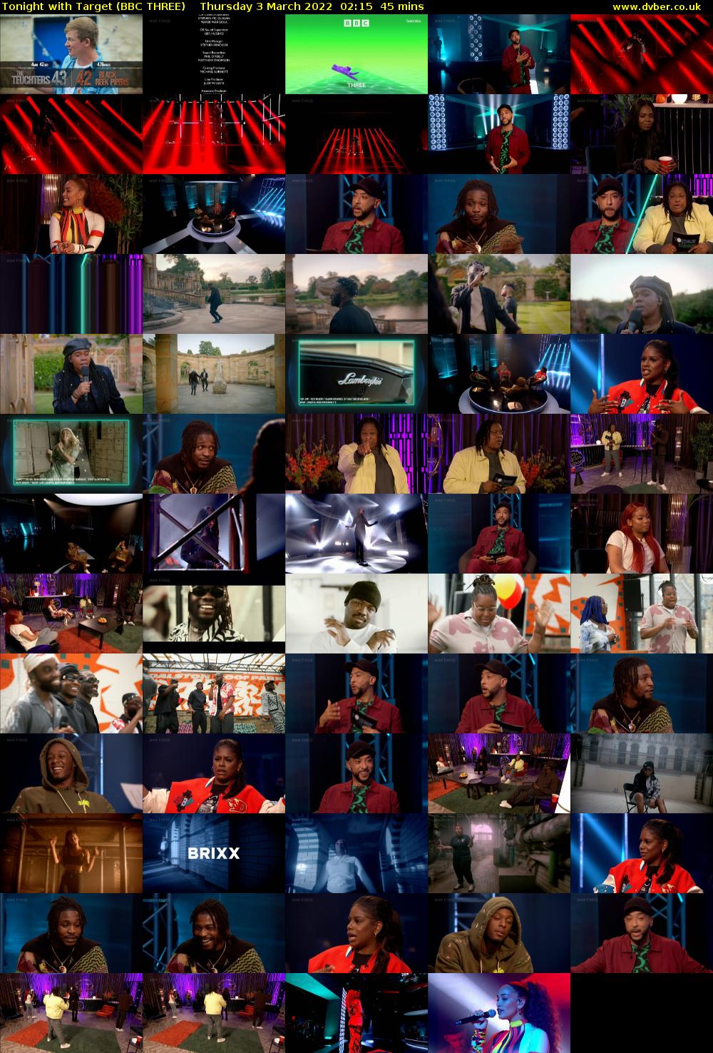 Tonight with Target (BBC THREE) Thursday 3 March 2022 02:15 - 03:00