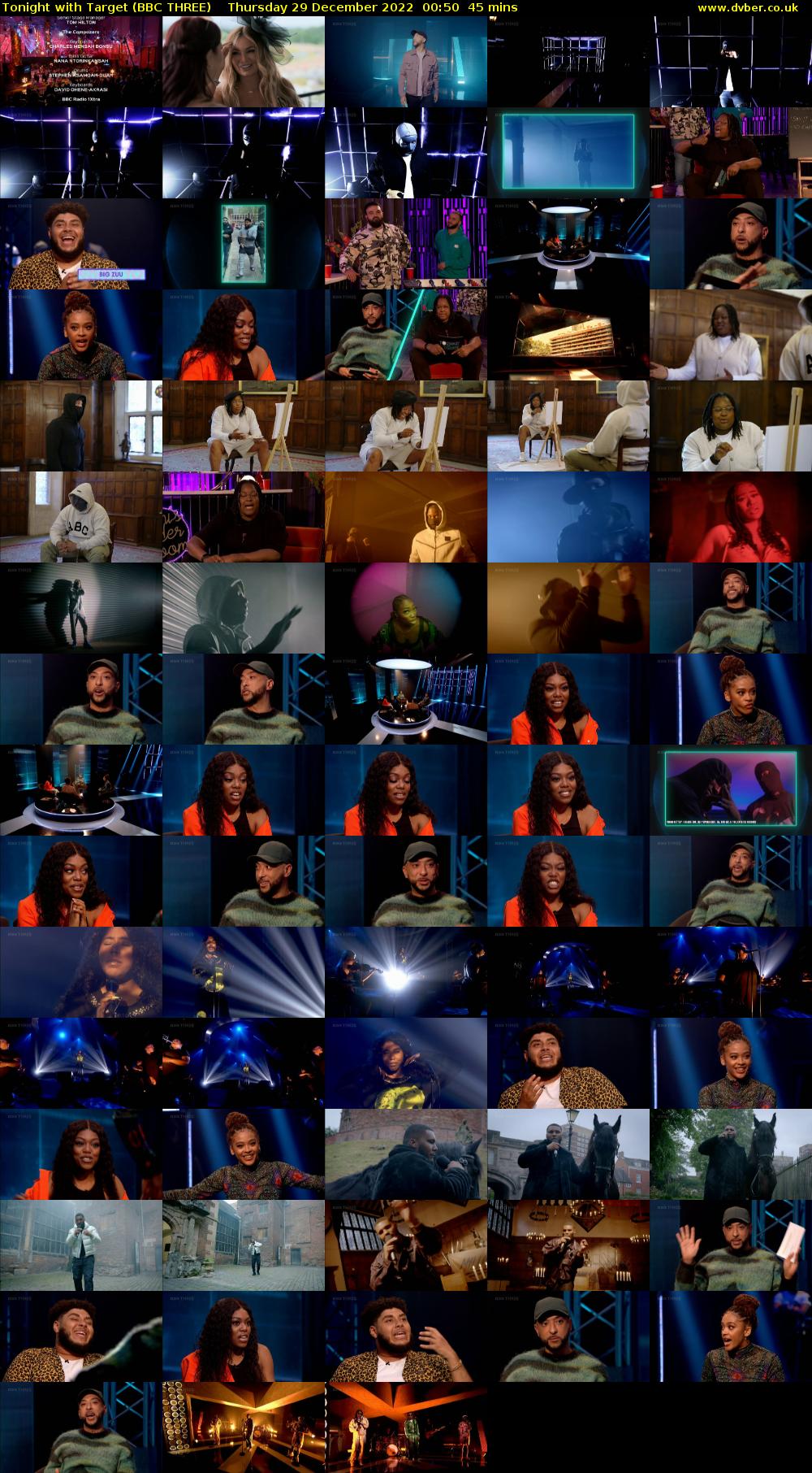 Tonight with Target (BBC THREE) Thursday 29 December 2022 00:50 - 01:35