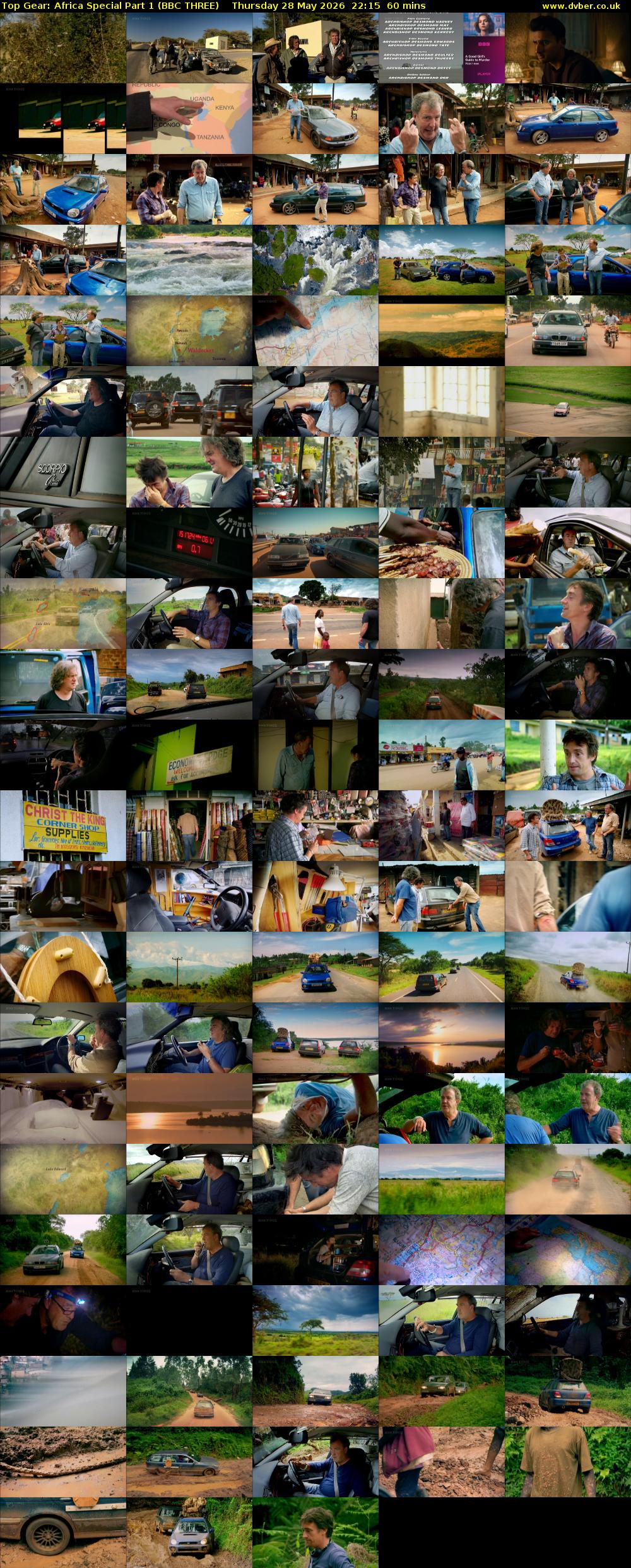 Top Gear: Africa Special Part 1 (BBC THREE) Thursday 28 May 2026 22:15 - 23:15
