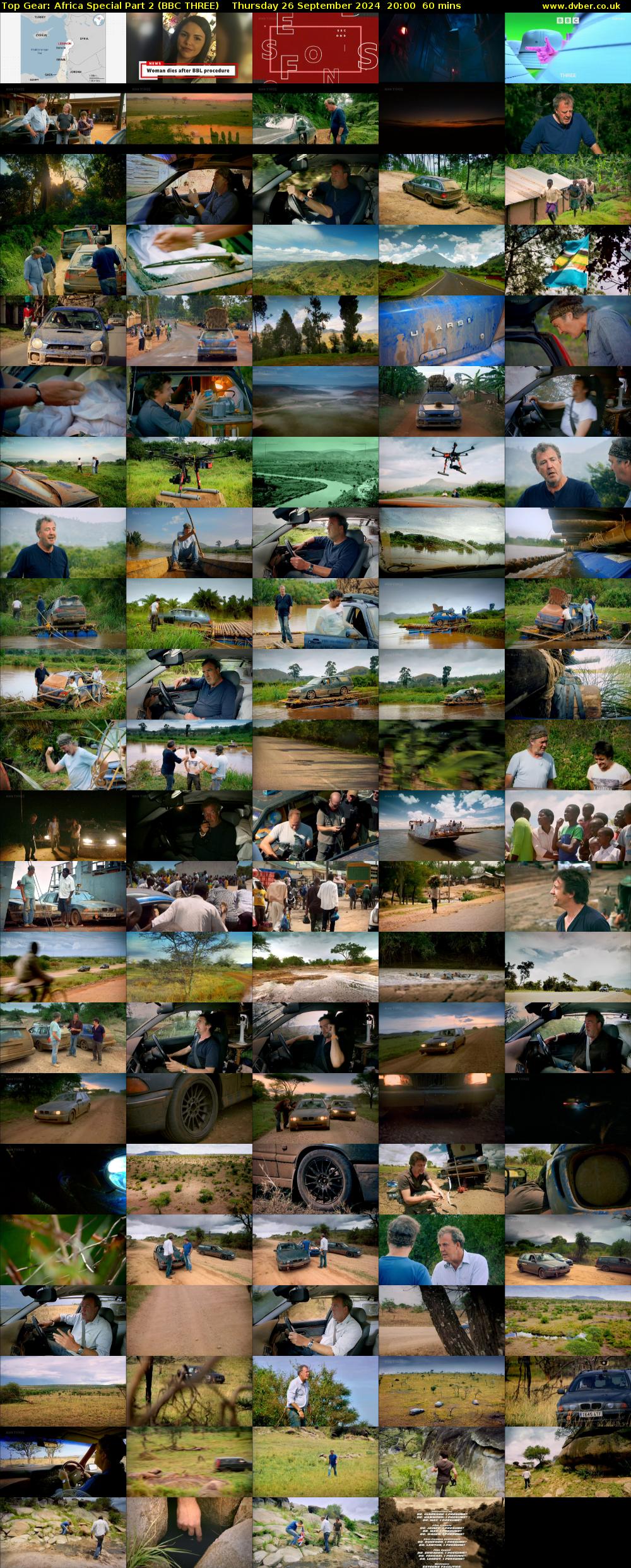 Top Gear: Africa Special Part 2 (BBC THREE) Thursday 26 September 2024 20:00 - 21:00
