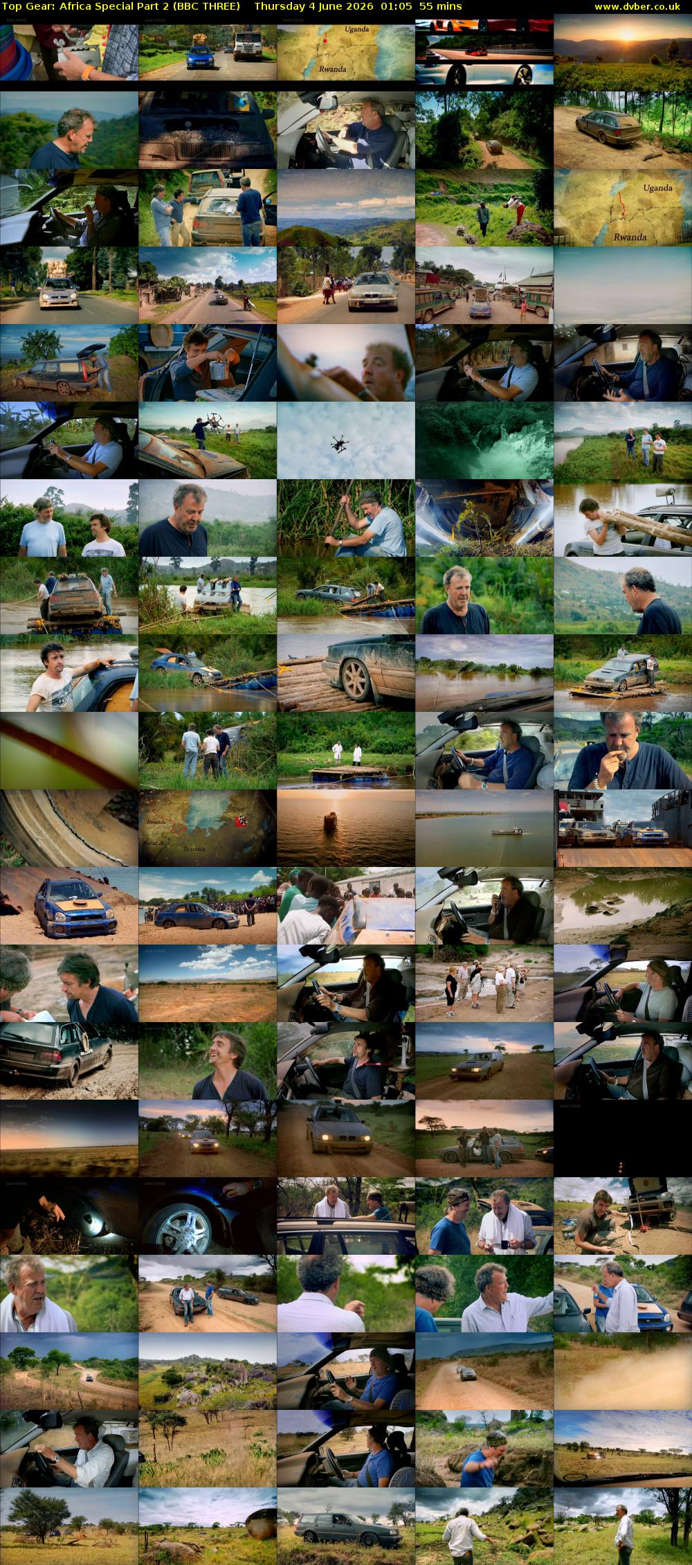 Top Gear: Africa Special Part 2 (BBC THREE) Thursday 4 June 2026 01:05 - 02:00