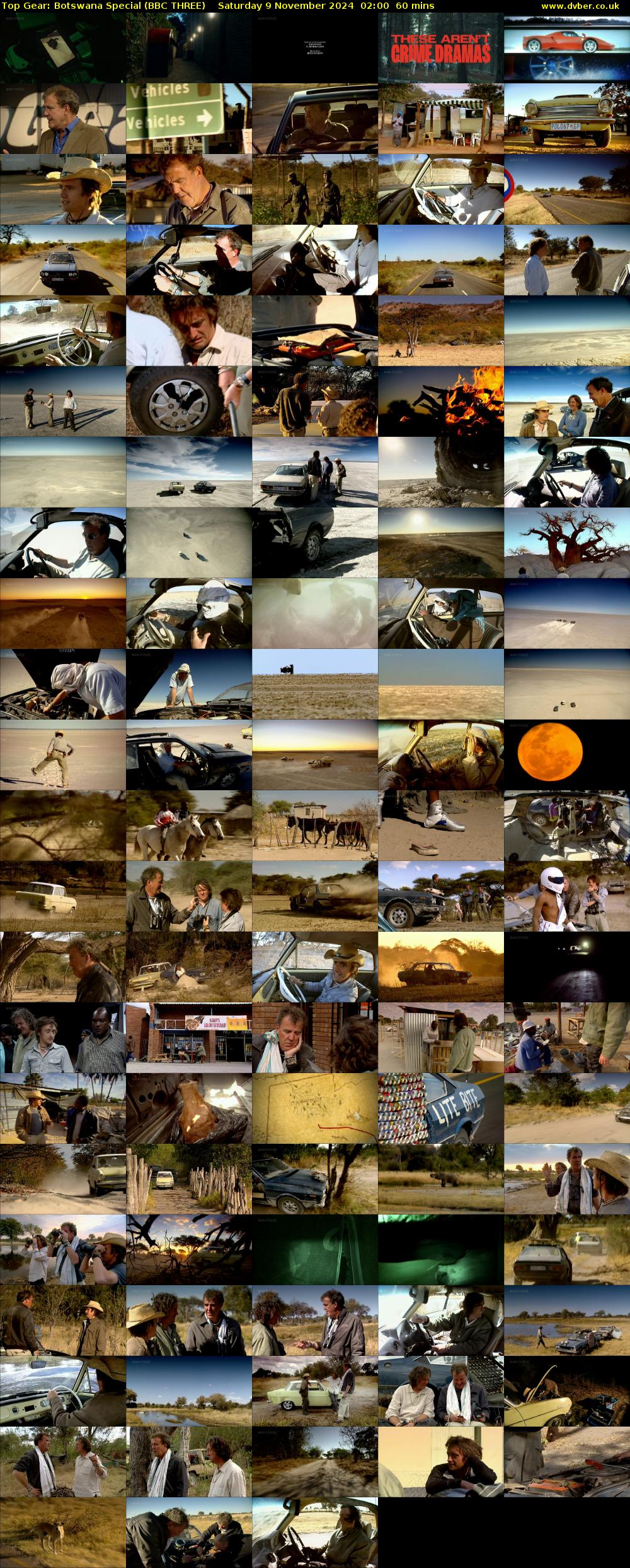 Top Gear: Botswana Special (BBC THREE) Saturday 9 November 2024 02:00 - 03:00