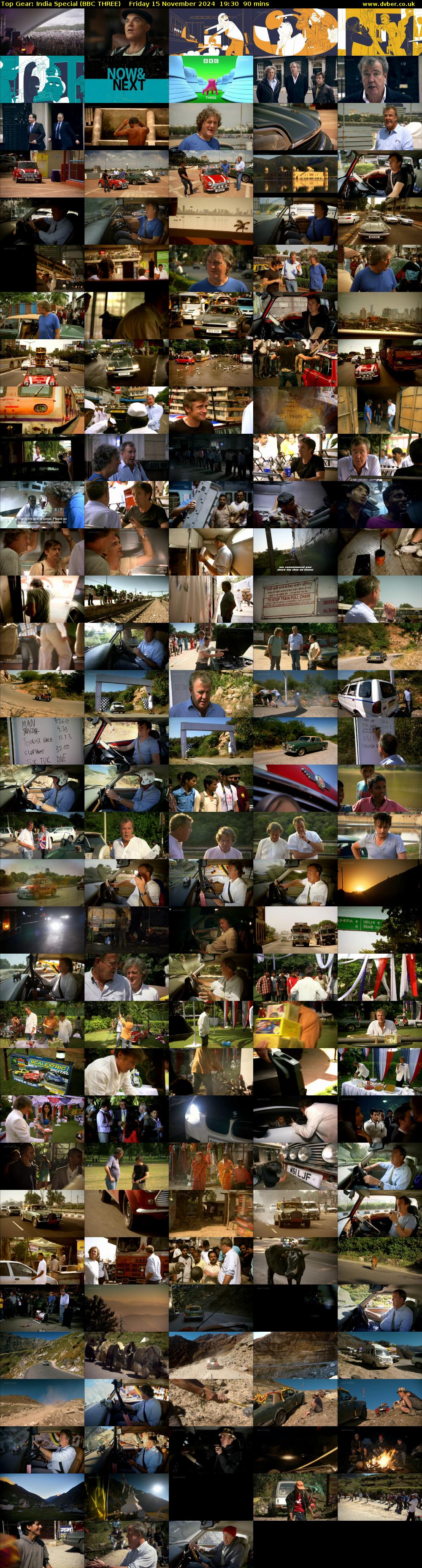 Top Gear: India Special (BBC THREE) Friday 15 November 2024 19:30 - 21:00