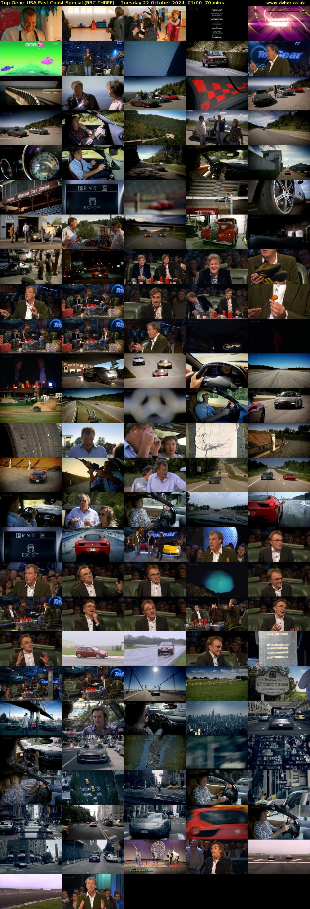 Top Gear: USA East Coast Special (BBC THREE) Tuesday 22 October 2024 01:00 - 02:10