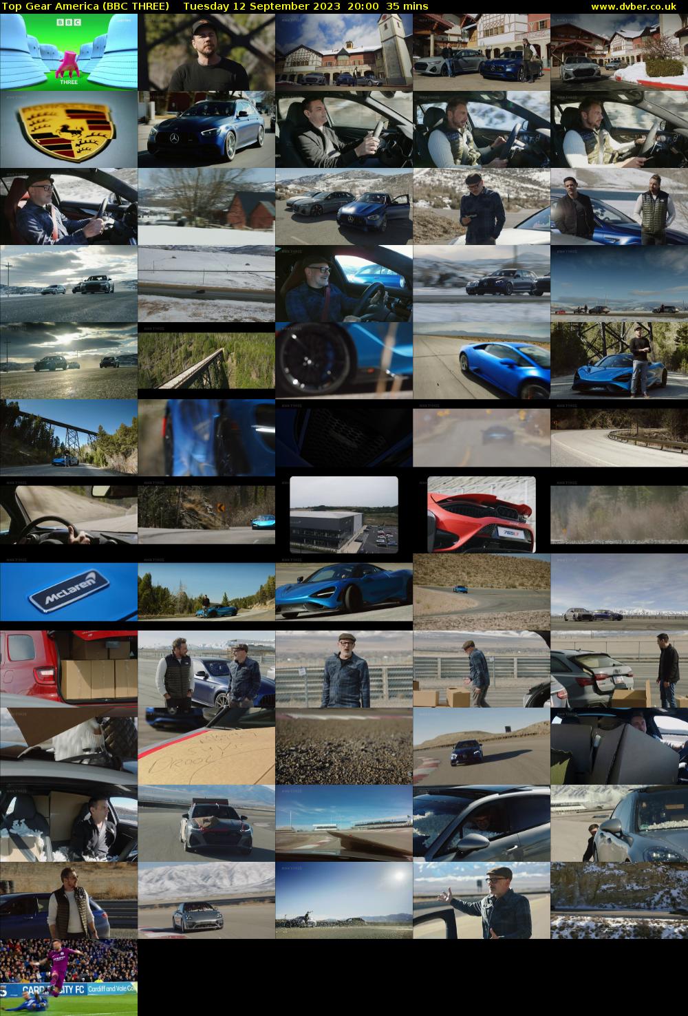 Top Gear America (BBC THREE) Tuesday 12 September 2023 20:00 - 20:35