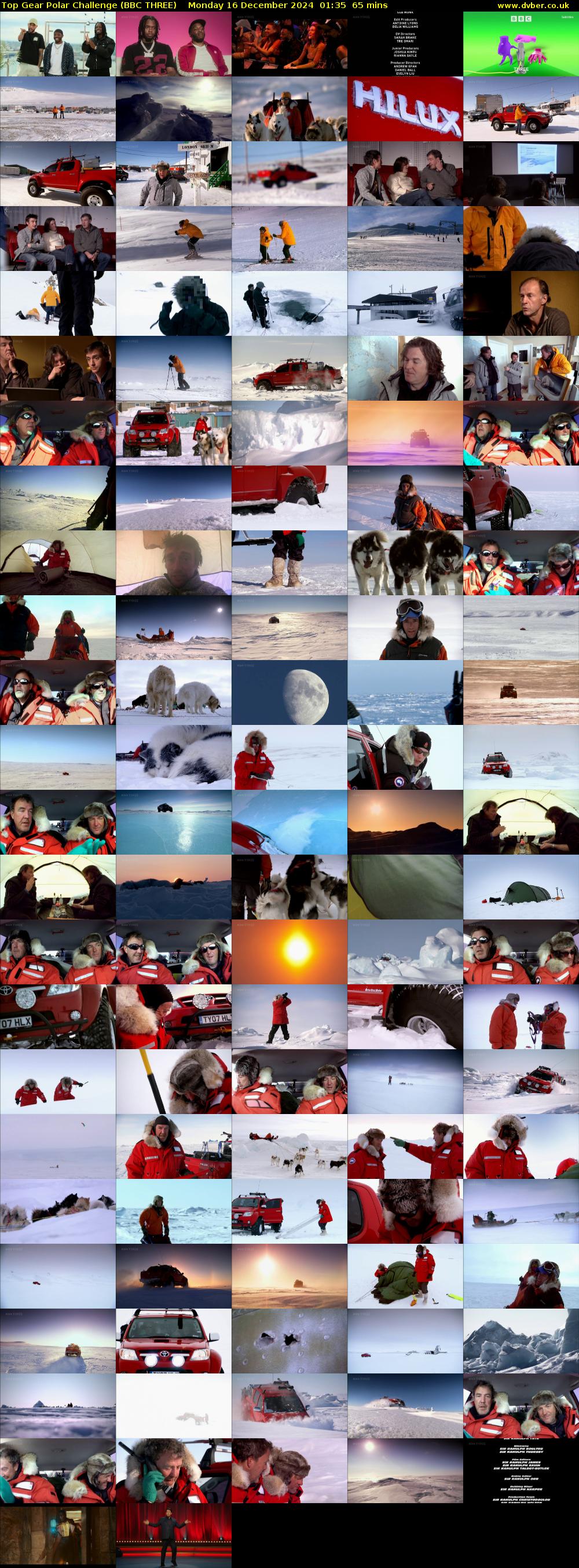 Top Gear Polar Challenge (BBC THREE) Monday 16 December 2024 01:35 - 02:40