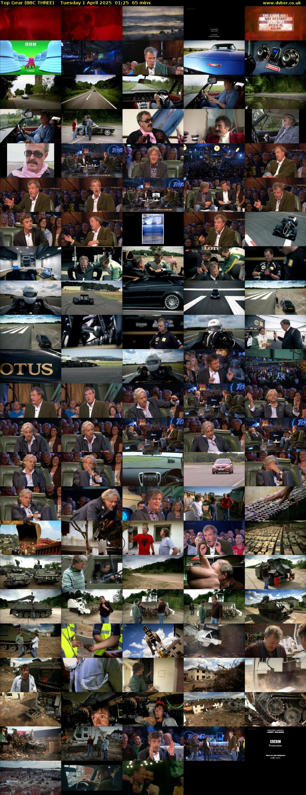 Top Gear (BBC THREE) Tuesday 1 April 2025 01:25 - 02:30
