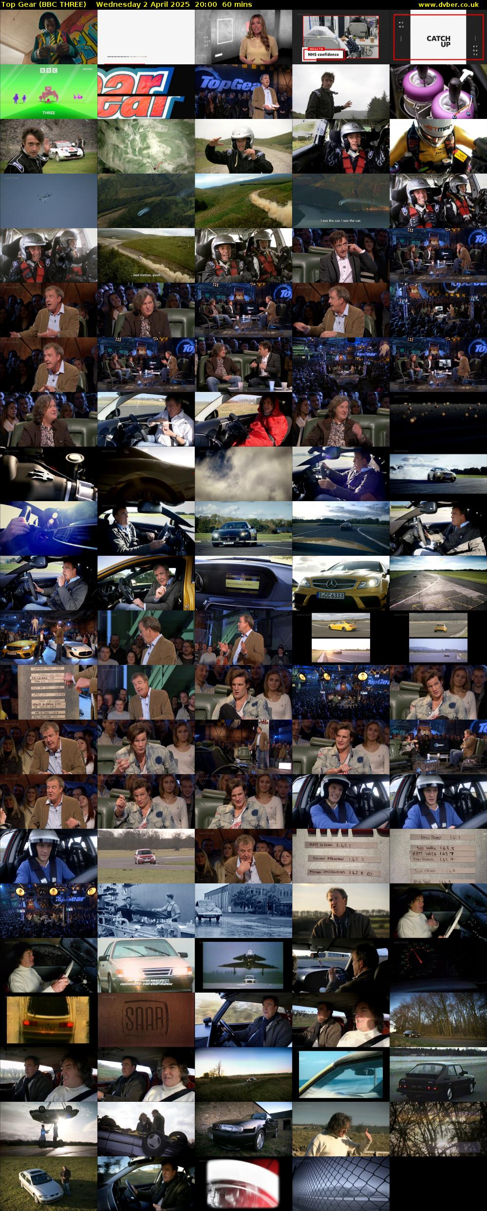 Top Gear (BBC THREE) Wednesday 2 April 2025 20:00 - 21:00