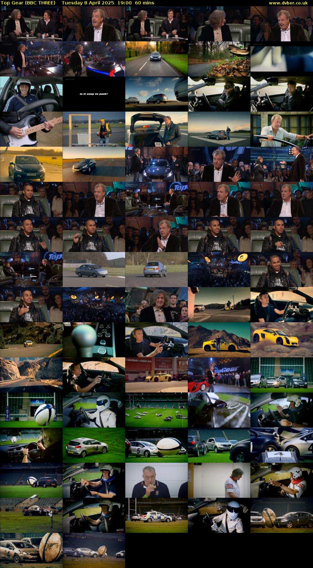 Top Gear (BBC THREE) Tuesday 8 April 2025 19:00 - 20:00
