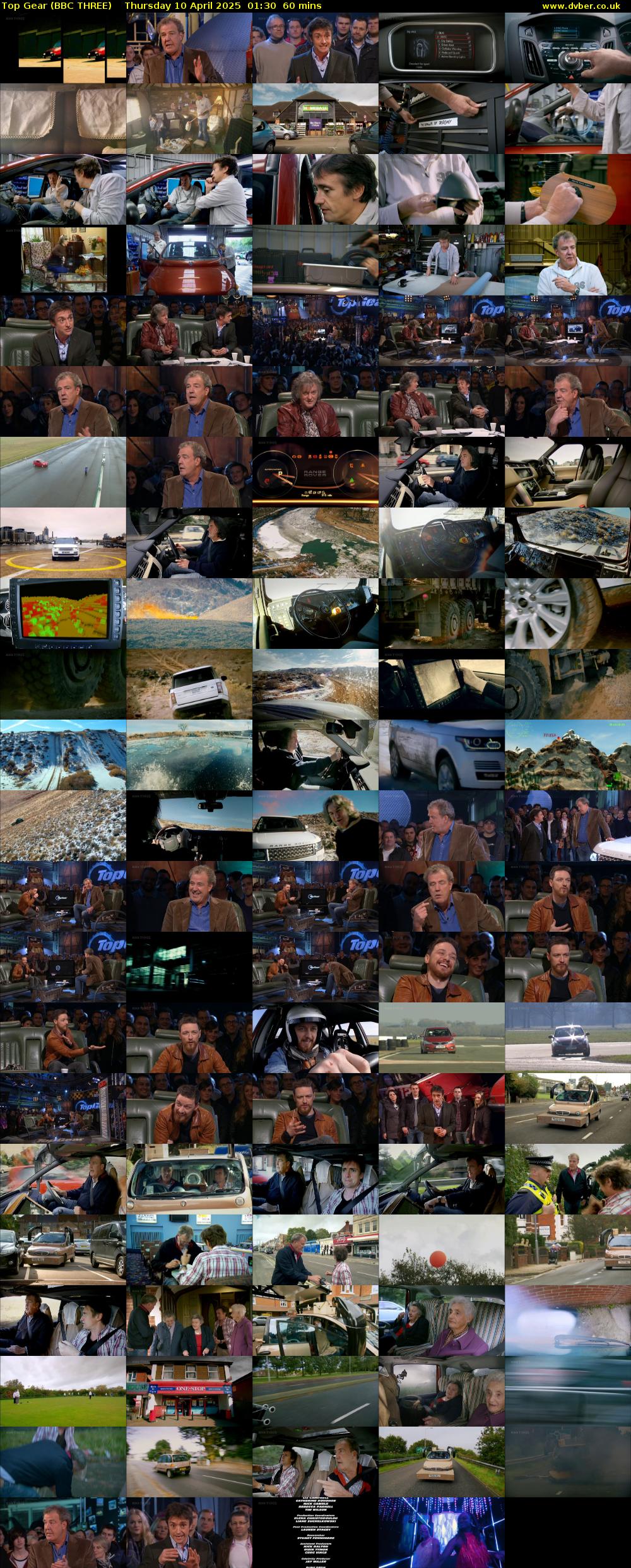 Top Gear (BBC THREE) Thursday 10 April 2025 01:30 - 02:30