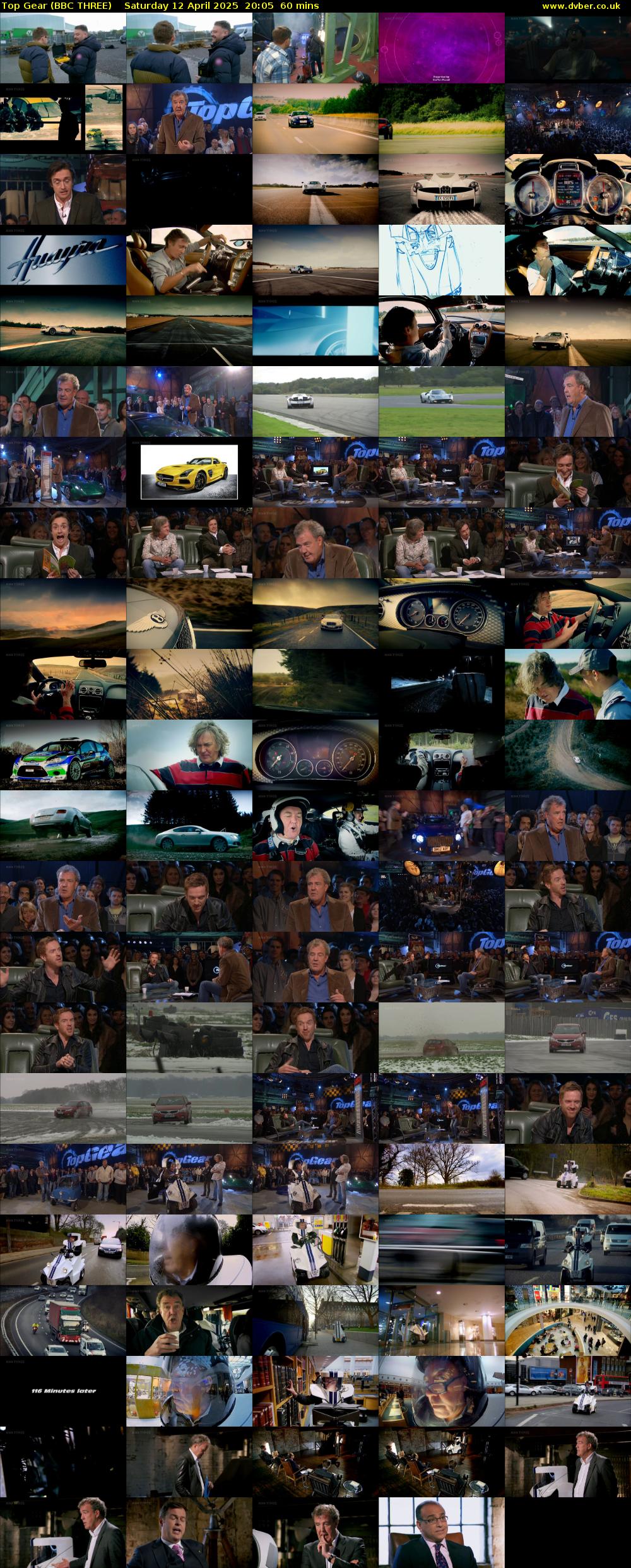 Top Gear (BBC THREE) Saturday 12 April 2025 20:05 - 21:05