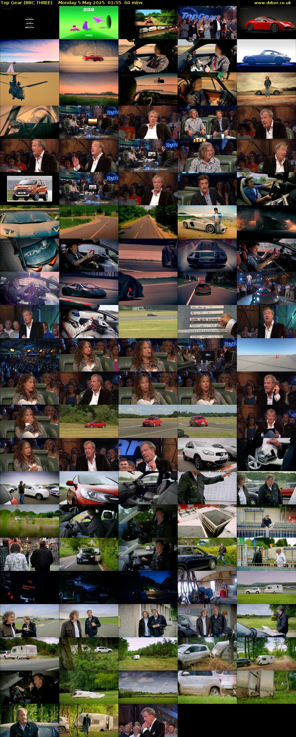 Top Gear (BBC THREE) Monday 5 May 2025 01:55 - 02:55