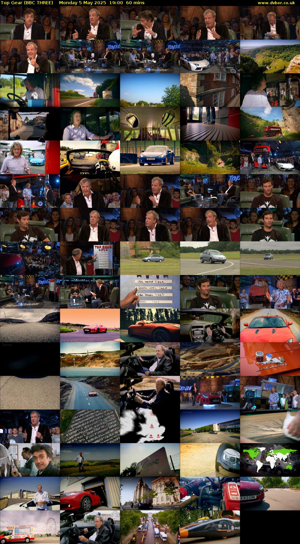 Top Gear (BBC THREE) Monday 5 May 2025 19:00 - 20:00