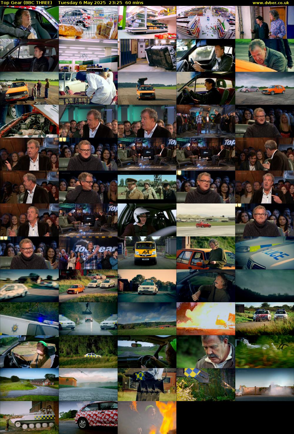 Top Gear (BBC THREE) Tuesday 6 May 2025 23:25 - 00:25