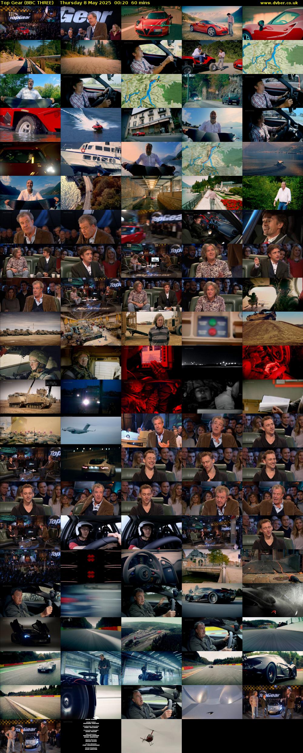 Top Gear (BBC THREE) Thursday 8 May 2025 00:20 - 01:20