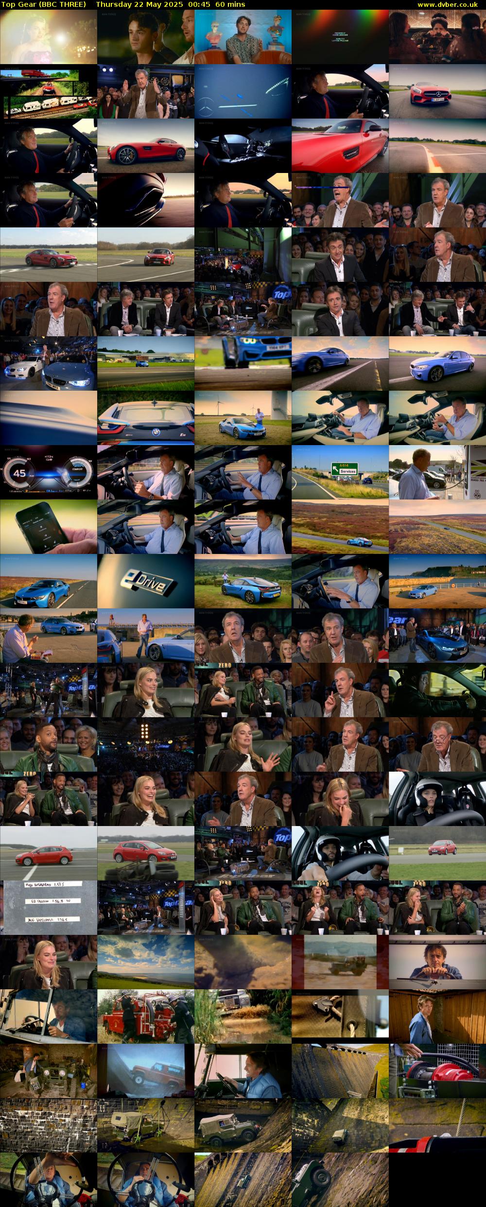 Top Gear (BBC THREE) Thursday 22 May 2025 00:45 - 01:45