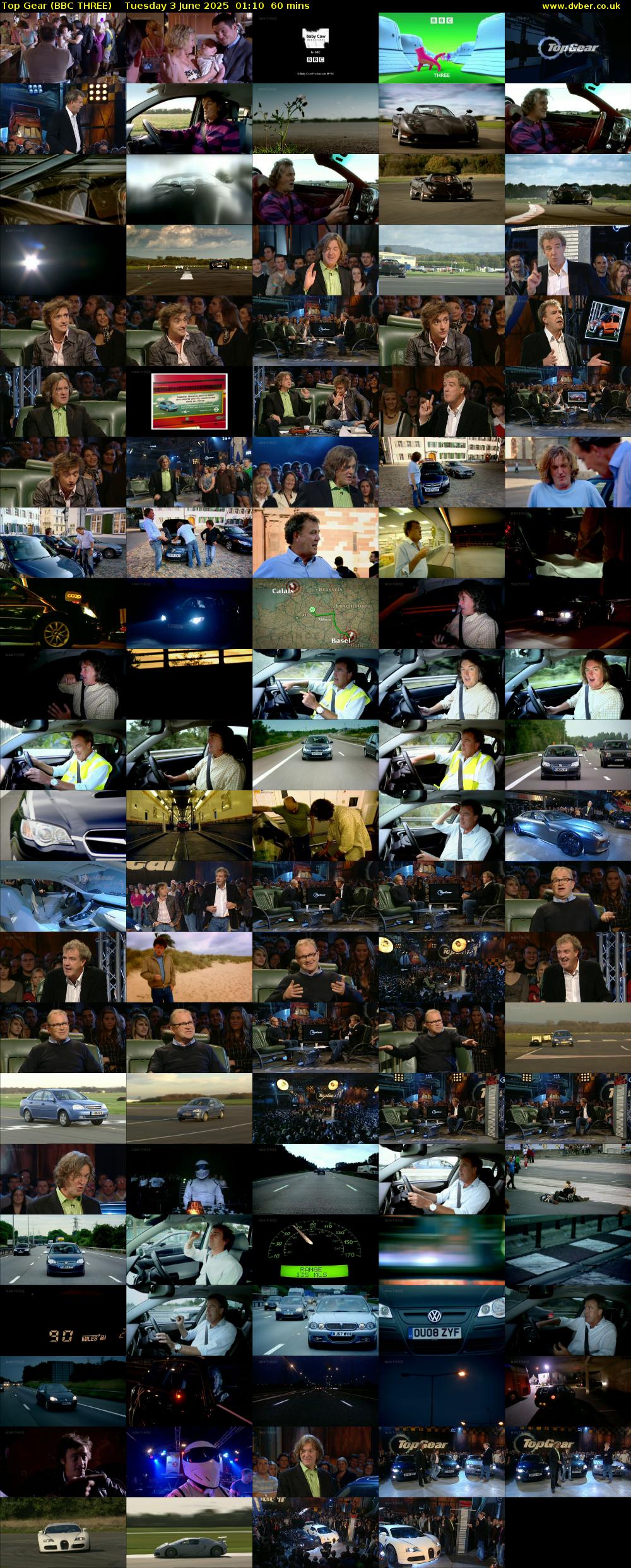 Top Gear (BBC THREE) Tuesday 3 June 2025 01:10 - 02:10