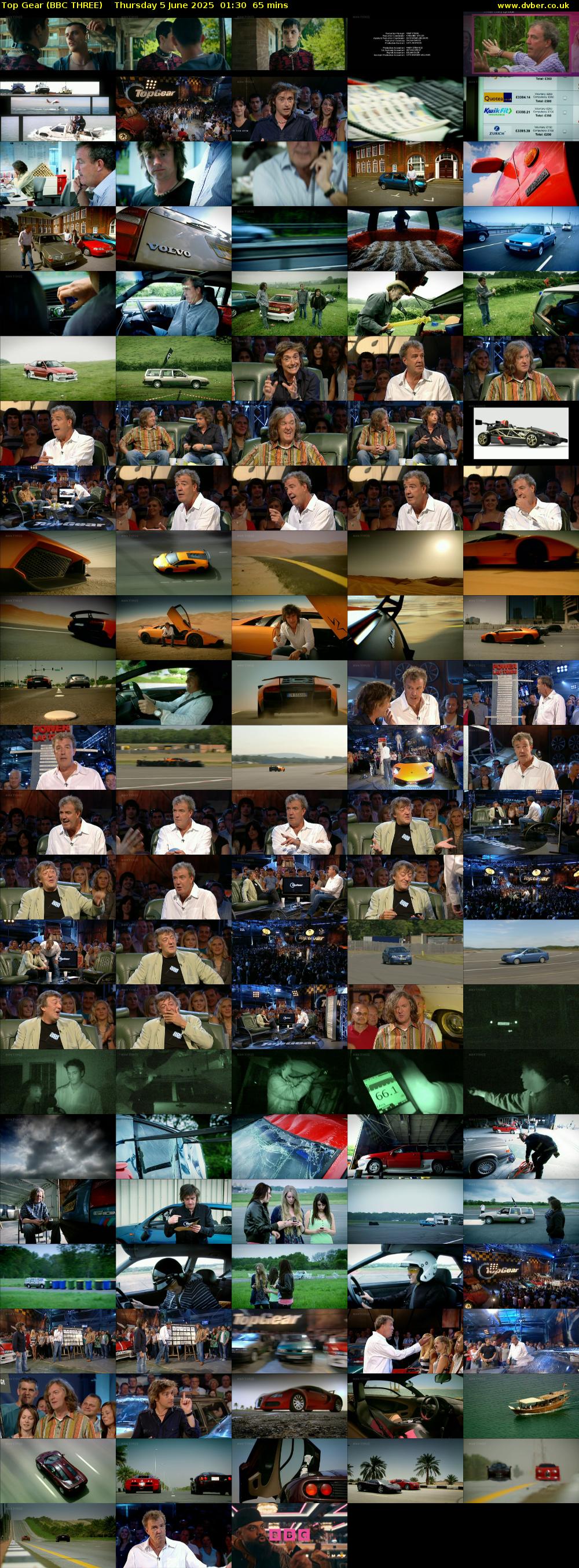 Top Gear (BBC THREE) Thursday 5 June 2025 01:30 - 02:35