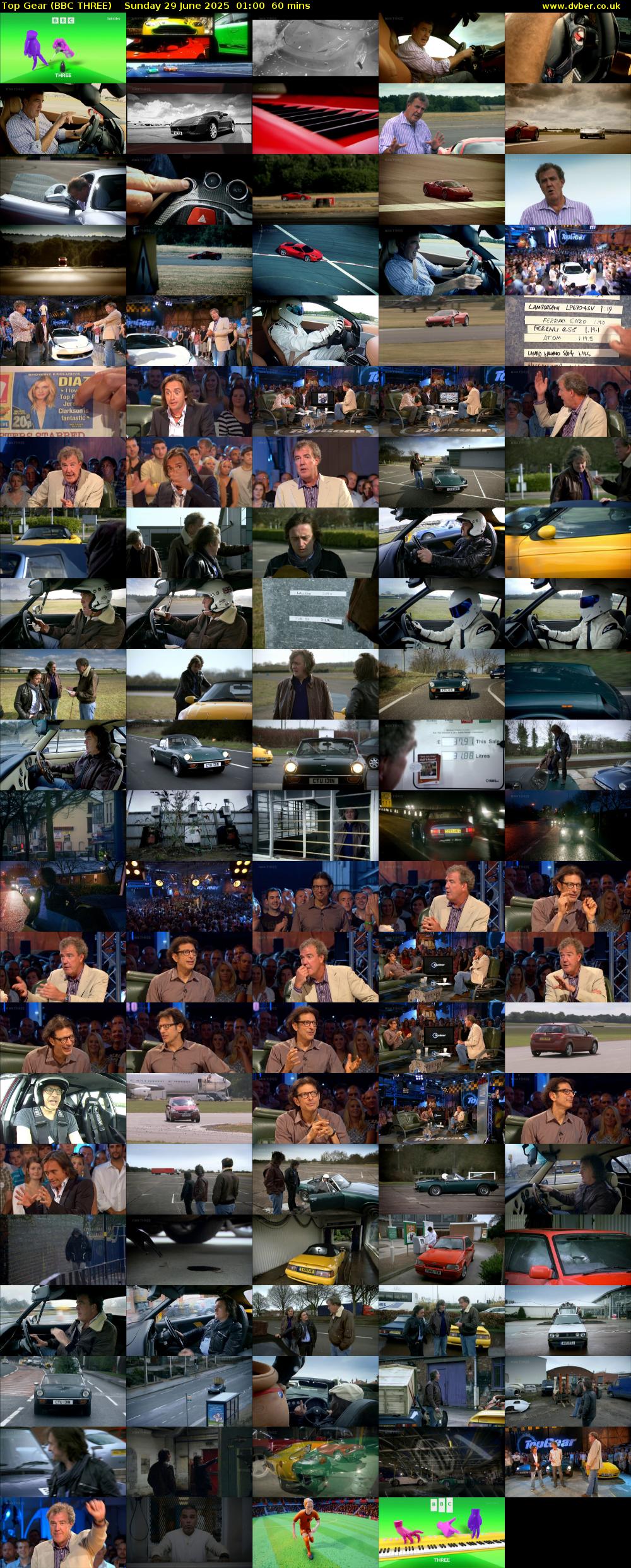 Top Gear (BBC THREE) Sunday 29 June 2025 01:00 - 02:00