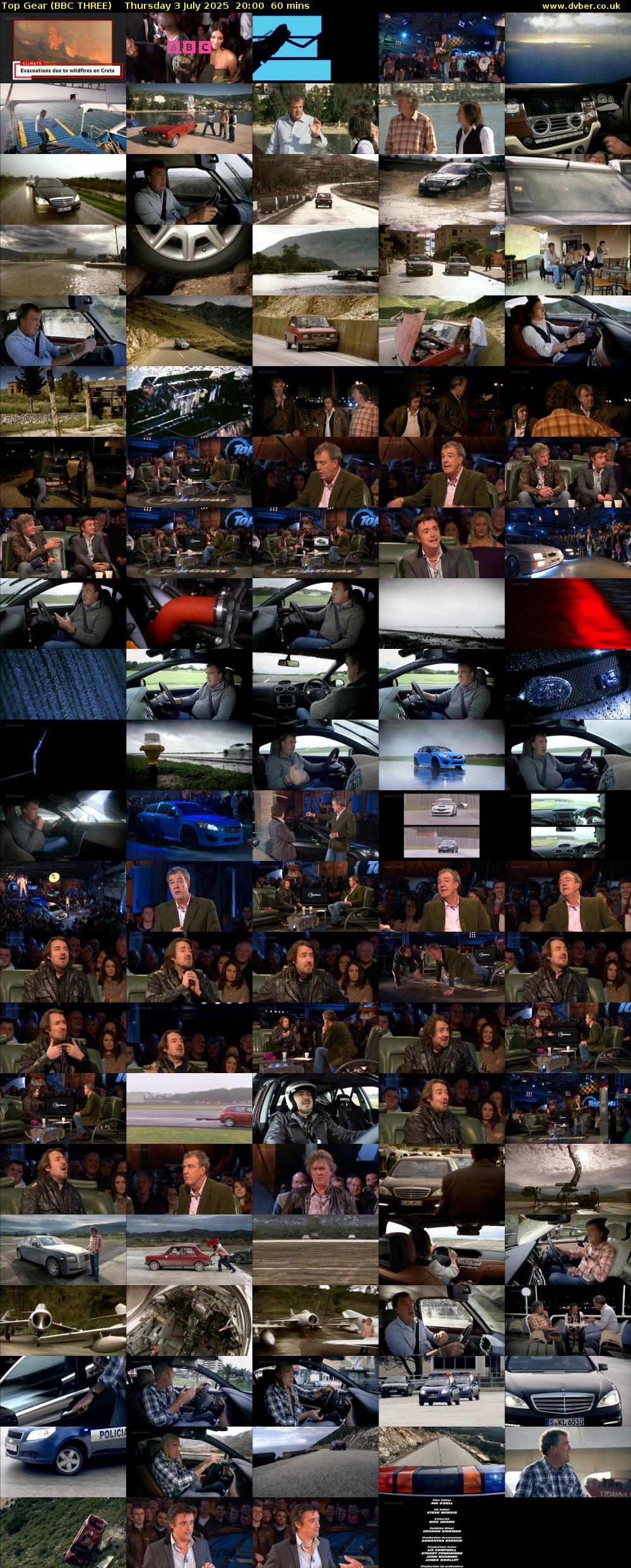 Top Gear (BBC THREE) Thursday 3 July 2025 20:00 - 21:00