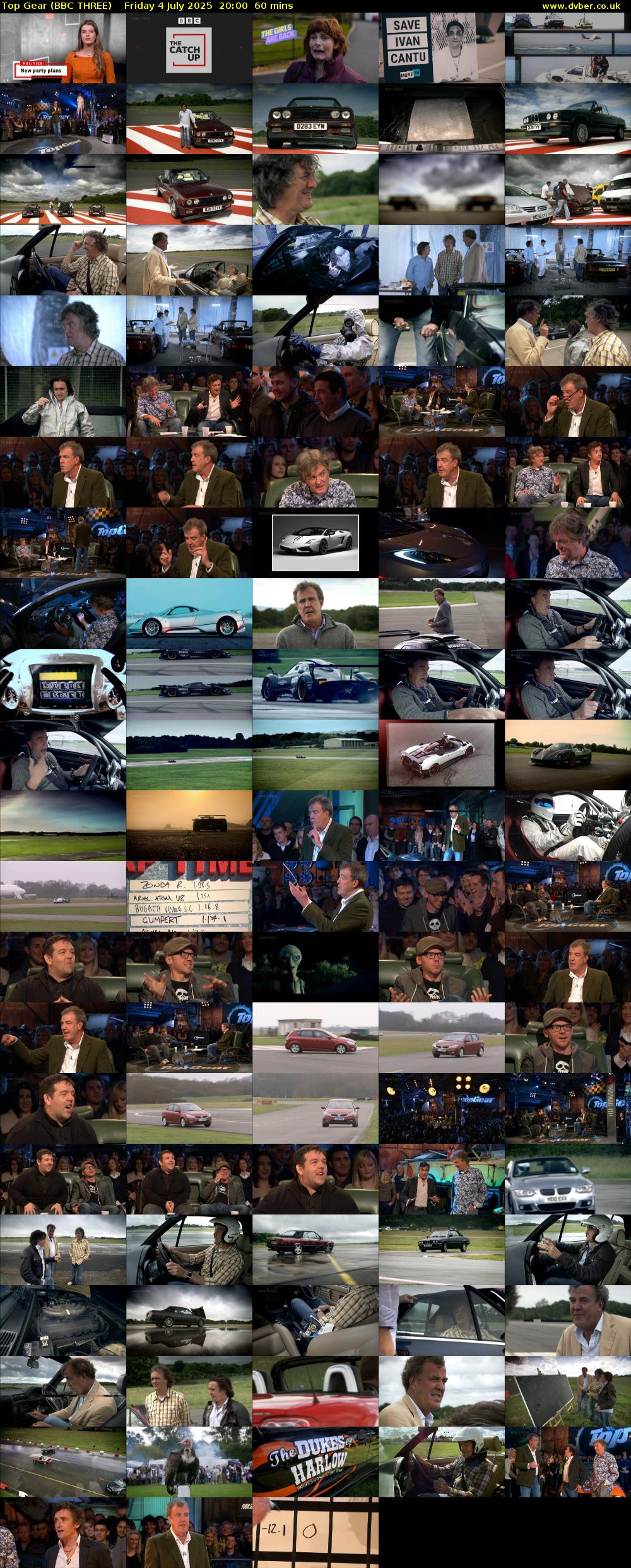 Top Gear (BBC THREE) Friday 4 July 2025 20:00 - 21:00