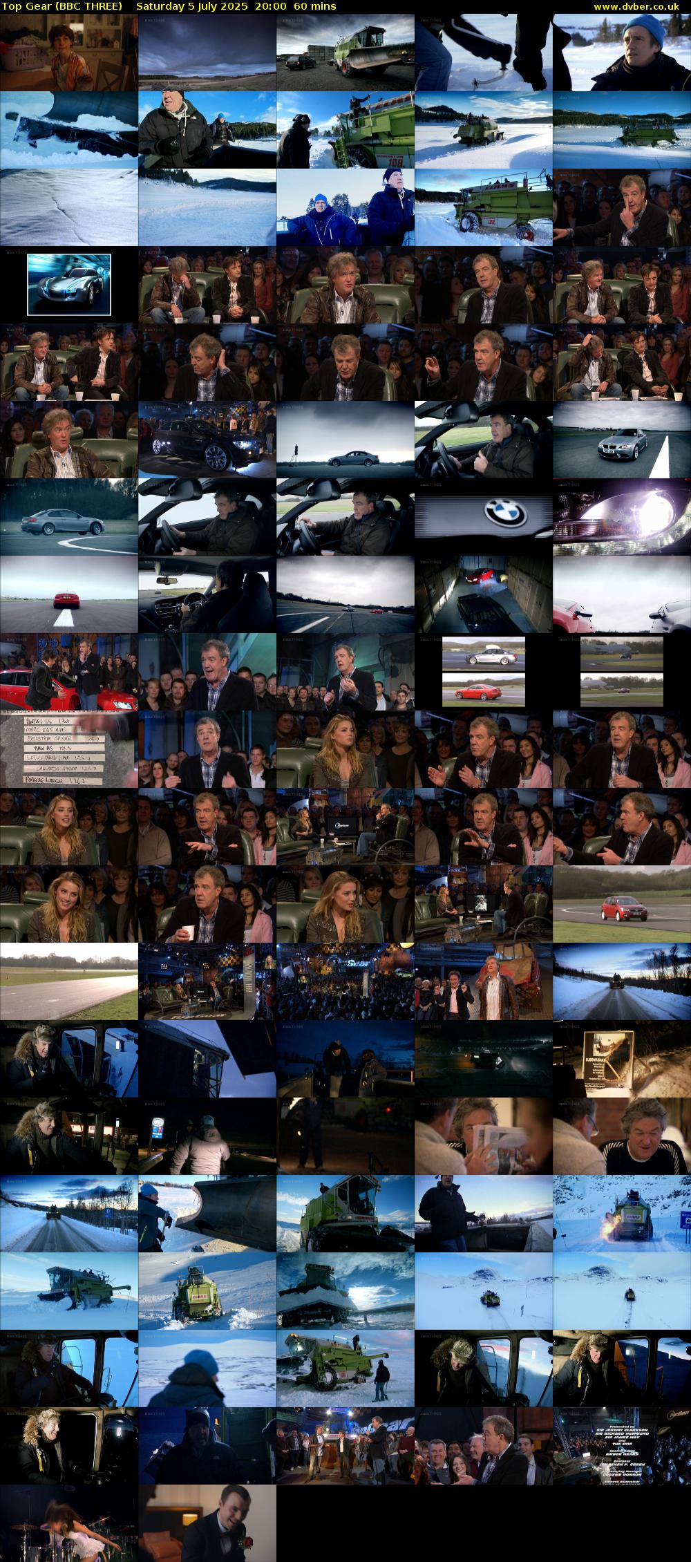 Top Gear (BBC THREE) Saturday 5 July 2025 20:00 - 21:00