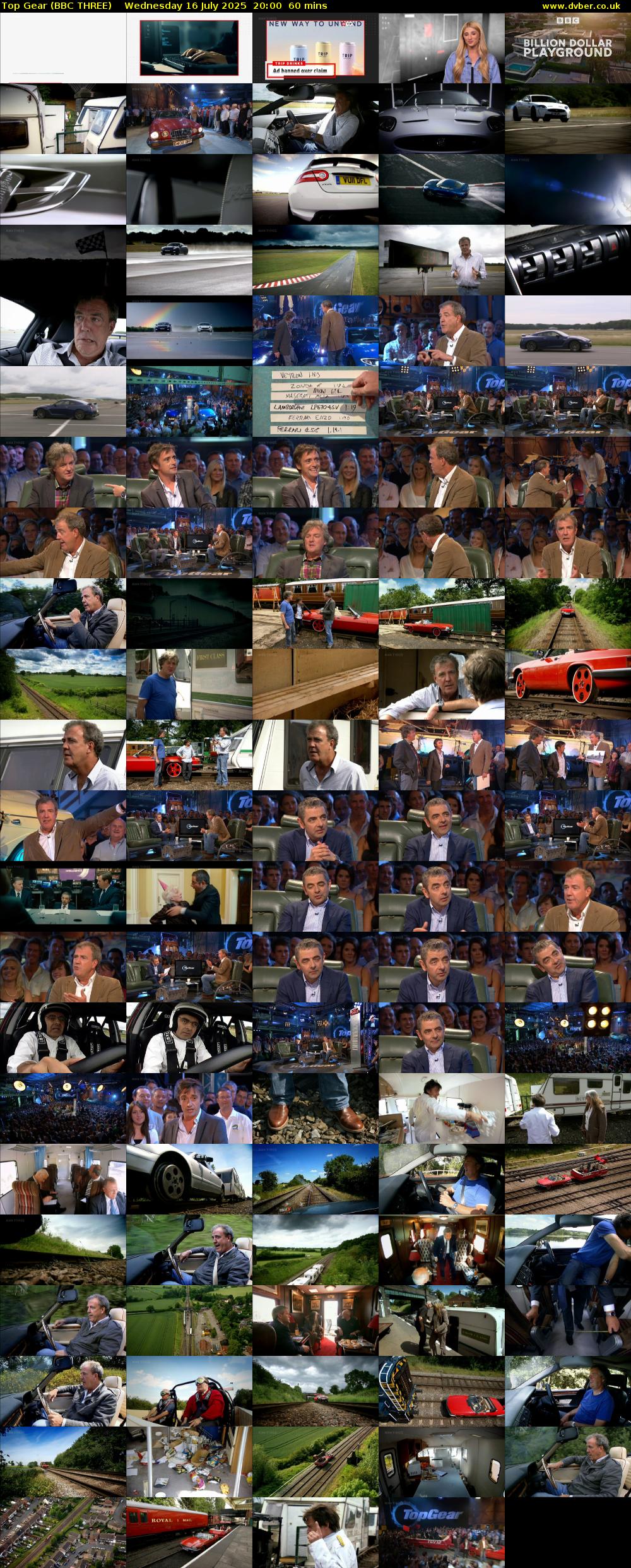 Top Gear (BBC THREE) Wednesday 16 July 2025 20:00 - 21:00