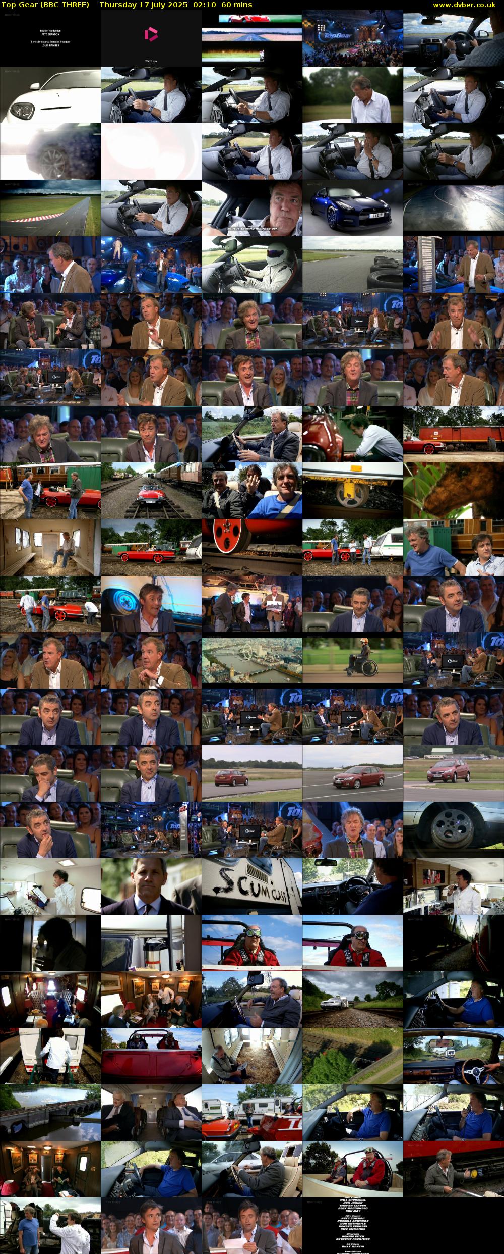 Top Gear (BBC THREE) Thursday 17 July 2025 02:10 - 03:10