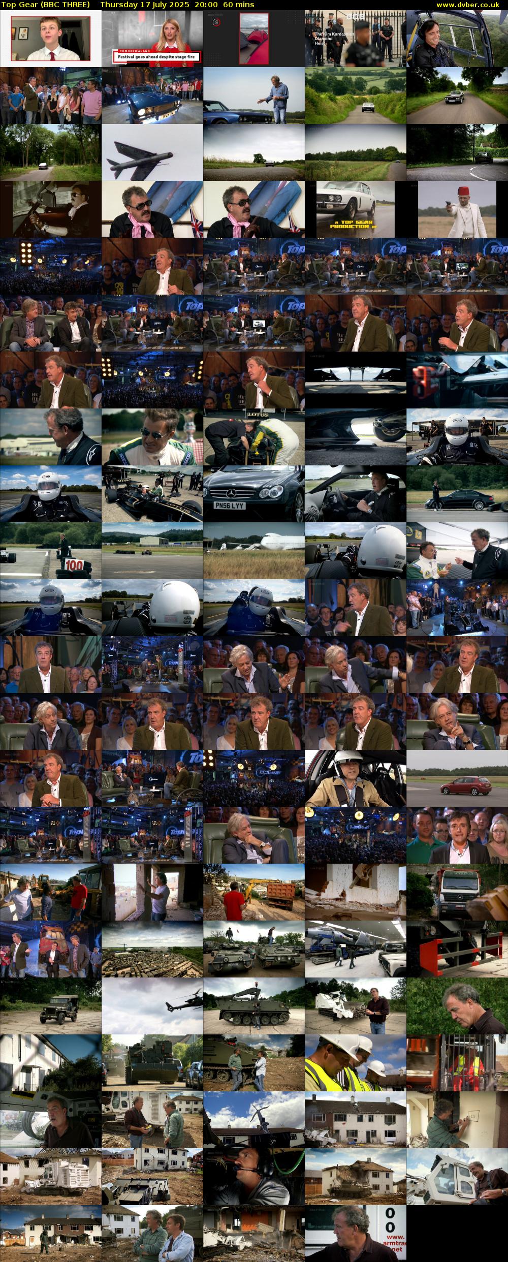 Top Gear (BBC THREE) Thursday 17 July 2025 20:00 - 21:00