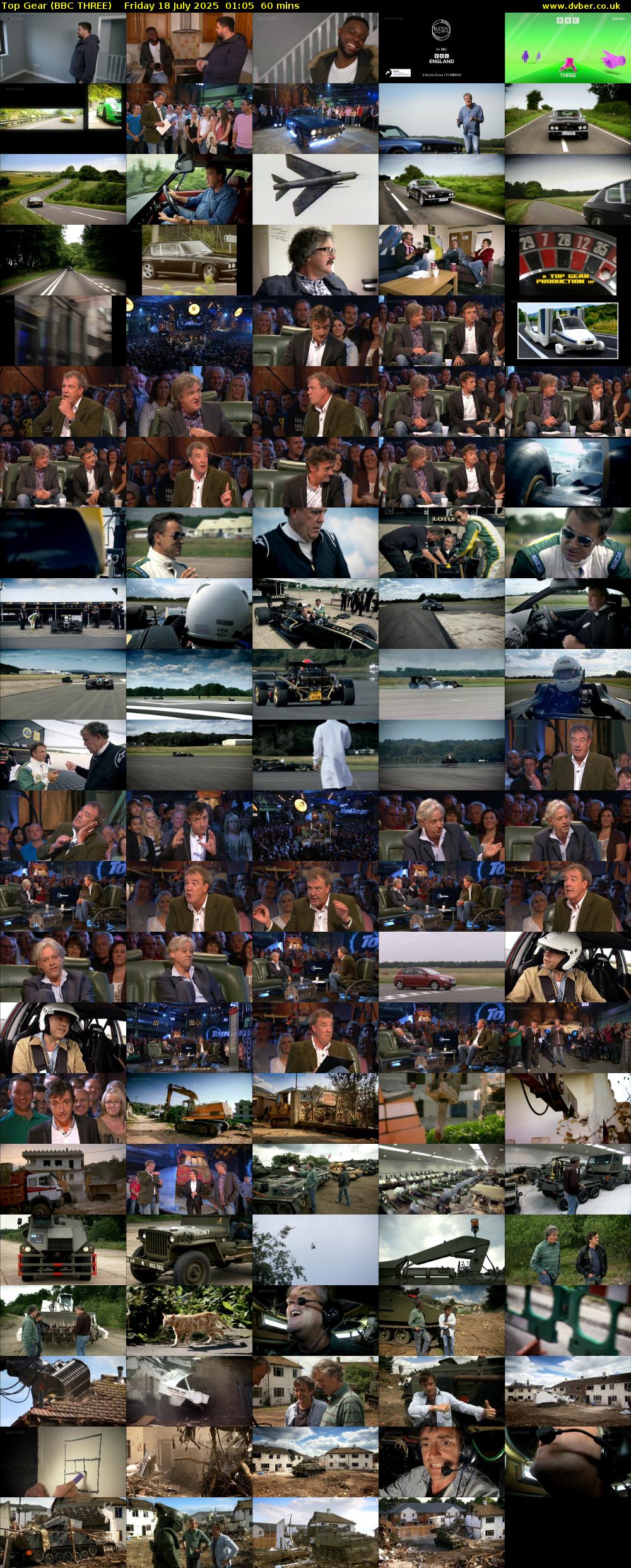 Top Gear (BBC THREE) Friday 18 July 2025 01:05 - 02:05