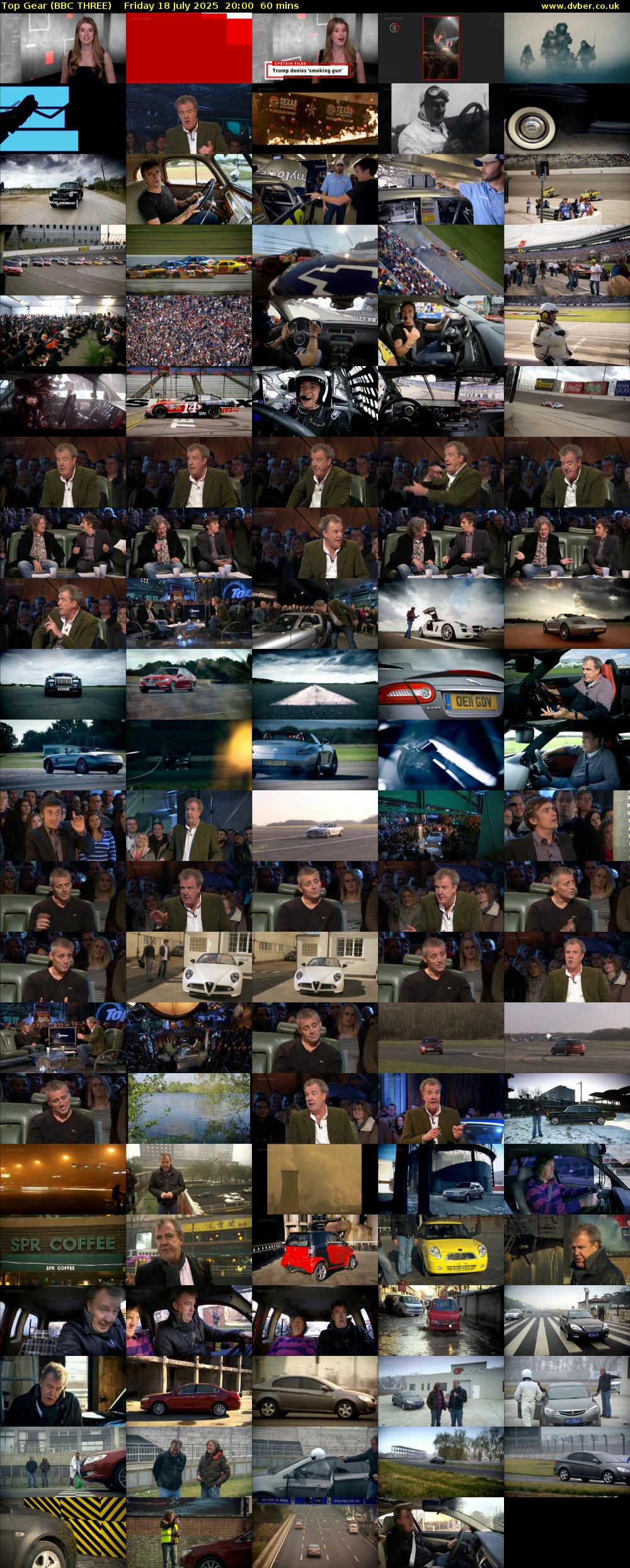 Top Gear (BBC THREE) Friday 18 July 2025 20:00 - 21:00
