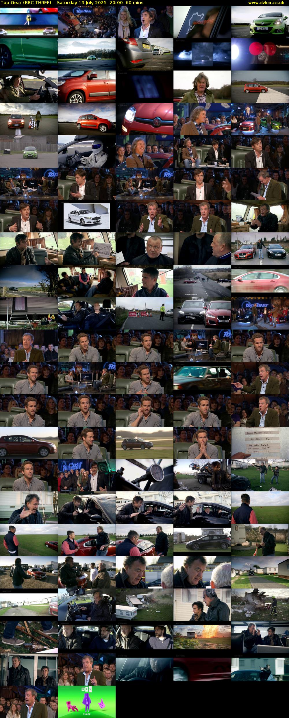 Top Gear (BBC THREE) Saturday 19 July 2025 20:00 - 21:00