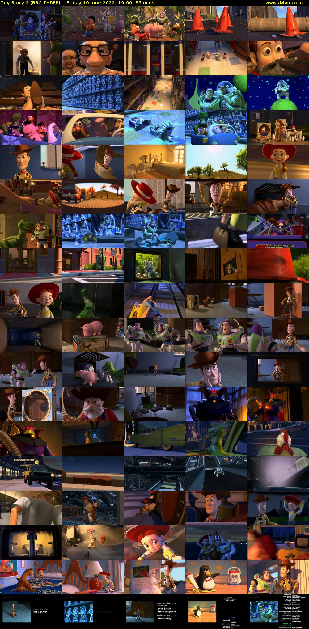 Toy Story 2 (BBC THREE) Friday 10 June 2022 19:00 - 20:25